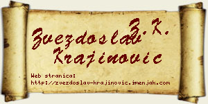 Zvezdoslav Krajinović vizit kartica
